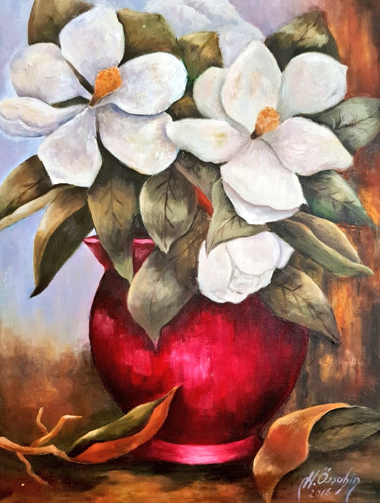 BosphorusArt's tweet photo. 15,7" x 19,7" (40cm x 50cm) without frame
"Magnolias in Vase" 
Original acrylic painting on #canvas
On #etsy 
#art #artwork #vase #flower #flowers
#acrylicpainting #acrylic #etsyshop
#painting #street #arts #Abstract #home #homedecor #magnolias #magnolia

https://t.co/SkFsiLT97m https://t.co/08uutKg3OP