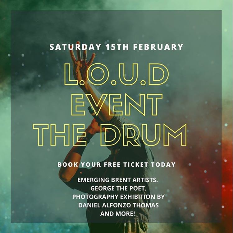 Do you live on St Raphael's estate or in a surrounding neighbourhood in Brent?

Sign-up for a night of music and visual art right here at The Drum Wembley to celebrate local youth talent.

Book your ticket now: ow.ly/Cocd50yc4Ya