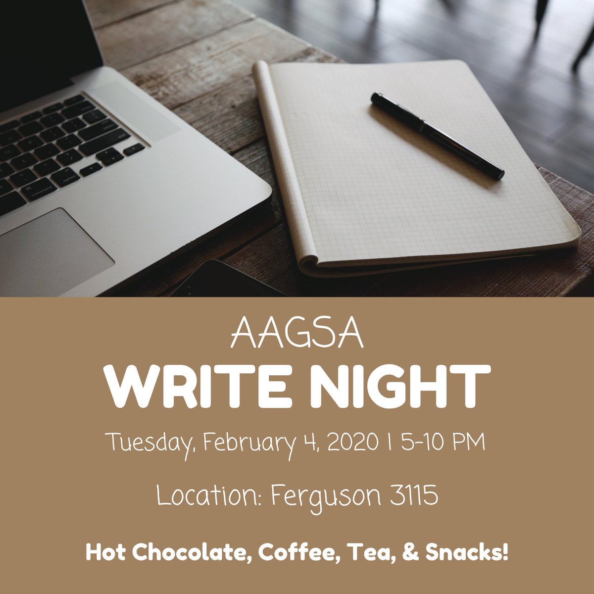 Join us tomorrow for a night of professional fellowship. Feel free to stop by the Ferg 3115 between 5-10pm to work on writing, class assignments or any piece of work. Snack and drinks provided to fuel your creative thinking ☕️🍪#writenight #blackgrads #blackgraduatestudents