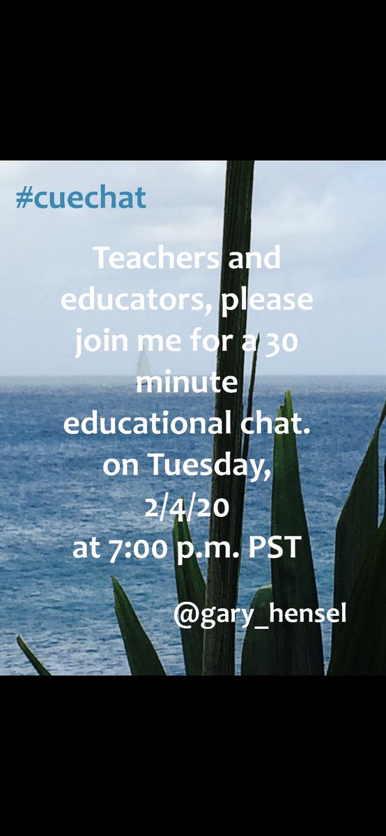 #EducatorInvest #CueChat #SuccessTrain #IAM #Grow #MondayMotivation  Join me Tues. at 7 PM PST for a 30 minute educational chat on implementing emotional intelligence and growth mindset into your lesson plans and classroom. #Teachers ⁦@nupurssethi⁩