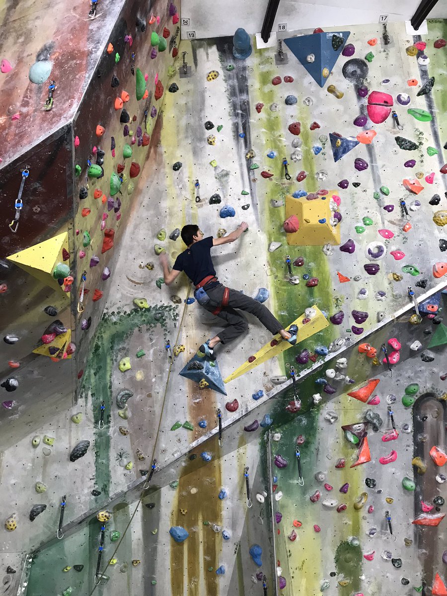 Alessio making the highest point so far in the lead competition @TCA_TheChurch but is there a stronger climber to come...