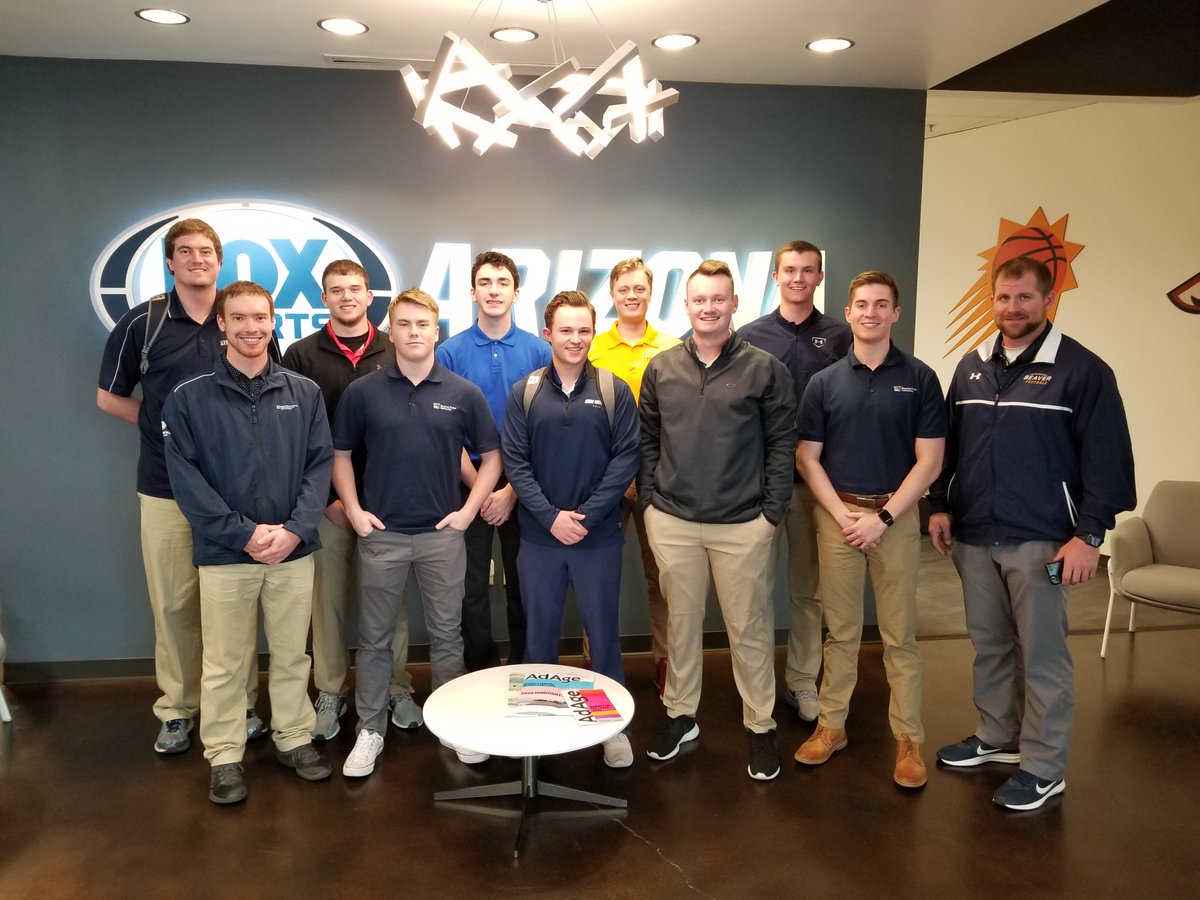 BVU business students went on a sports marketing trip to Phoenix over j-term, this is just one of the many great opportunities that the School of Business offers! Check out some of the places they got to visit!