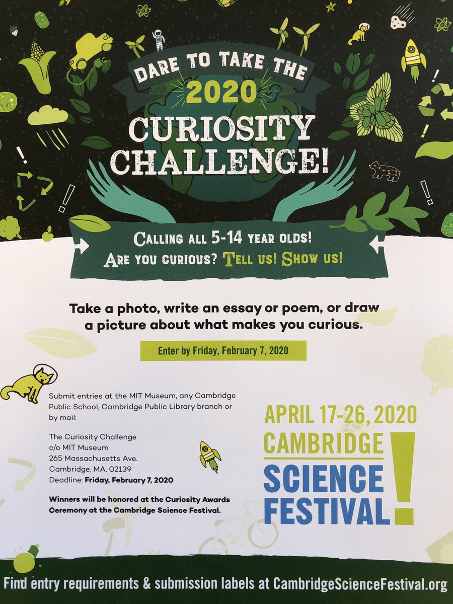 curiouslearner8's tweet image. Be curious! Take the challenge! Deadline is February 7th.