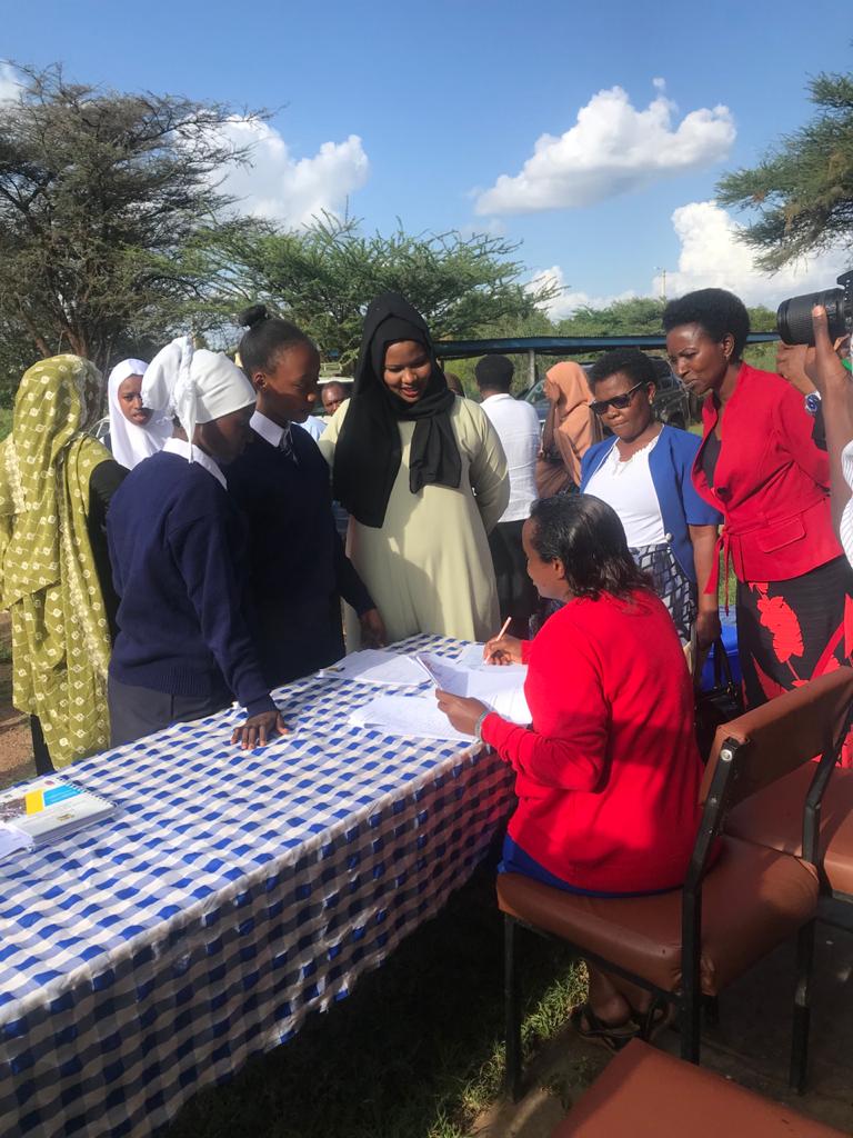 muminabonaya's tweet photo. Today we took our 💯 transition campaign to Isiolo County.We admitted 15 students among them 2 girls whom we rescued from early marriage.We will dedicate the remaining days of the week to Isiolo and Marsabit Counties.@EduMinKenya https://t.co/vC96R57HtR