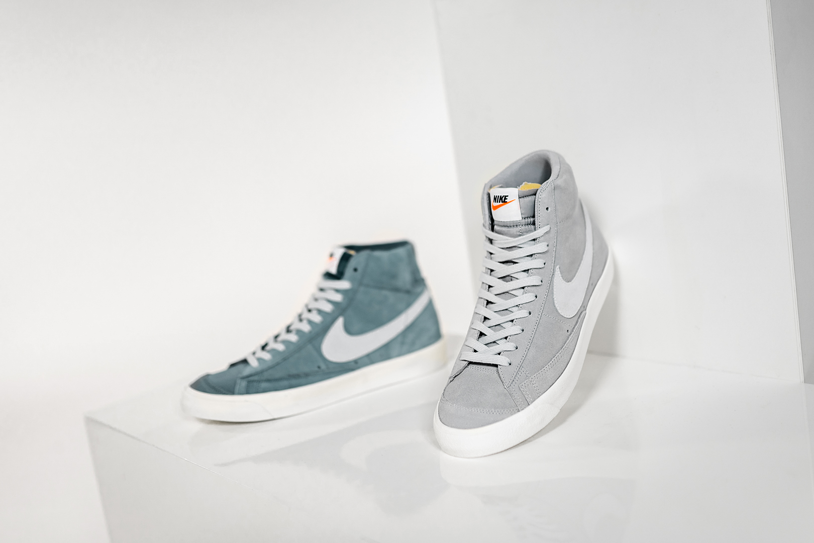 big swoosh blazer