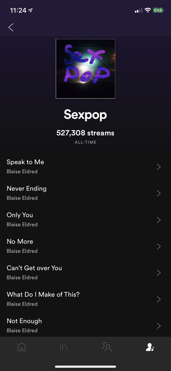 EldredBlaise's tweet photo. Thank you guys so much. Half a million streams on Sexpop now. with 17k monthly listeners and i haven’t touched it since highschool😪😪😭 Sexpop shall return https://t.co/9Mq4TpOtgi