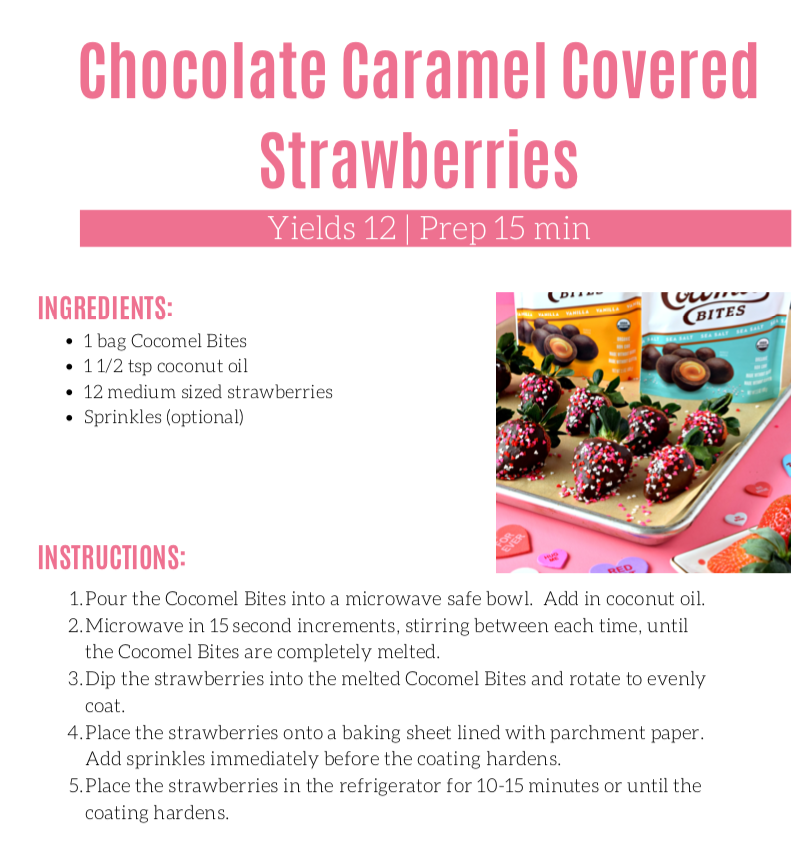 JJsCocomels's tweet photo. A Valentine's Day recipe for you to make with your loved ones. Melt the Chocolate Covered Cocomel Bites into a dreamy dippable sauce. https://t.co/EHniLLJtgw