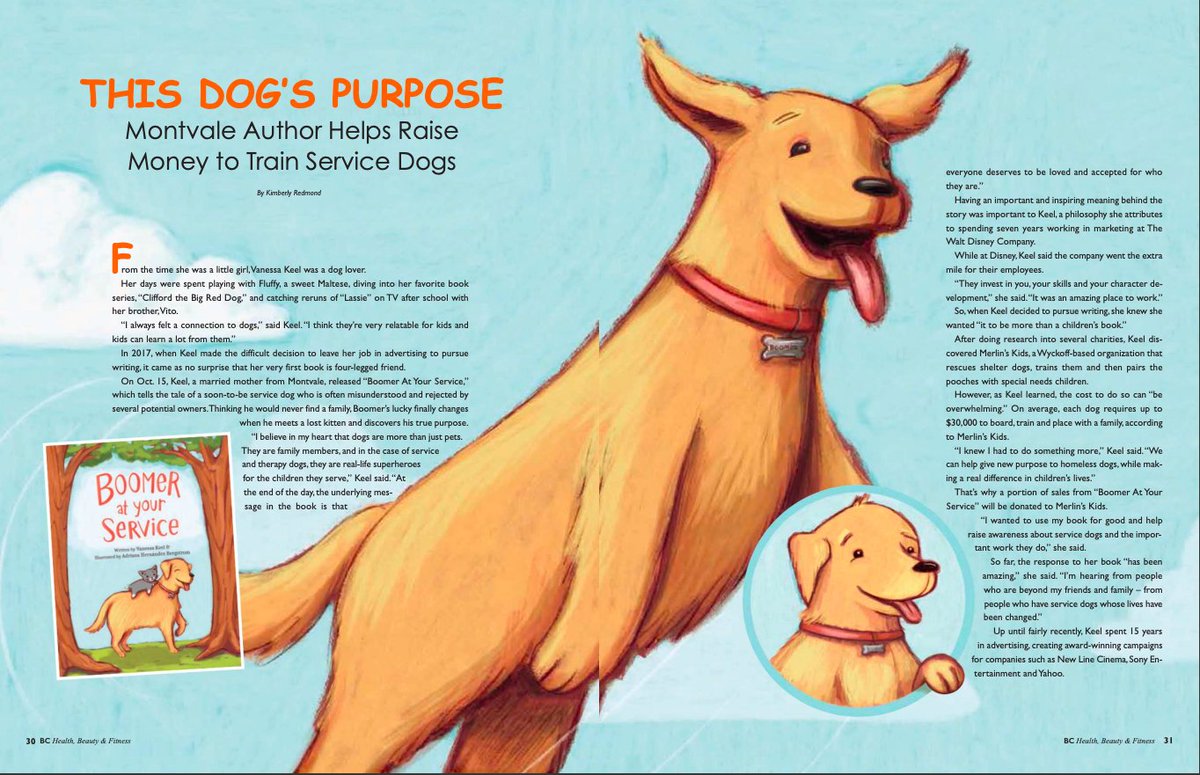 KeelBooks's tweet photo. I'm so excited to be featured in the Winter issue of BC The Mag🌟. Check out my interview about Boomer At Your Service and my journey to becoming a debut author. This is so COOL! 🐾#BoomerAtYourService @ClearForkPub @OntheScenein19 @BCtheMag 
https://t.co/RKhiC4J9Fk https://t.co/cx3d5u0SUC