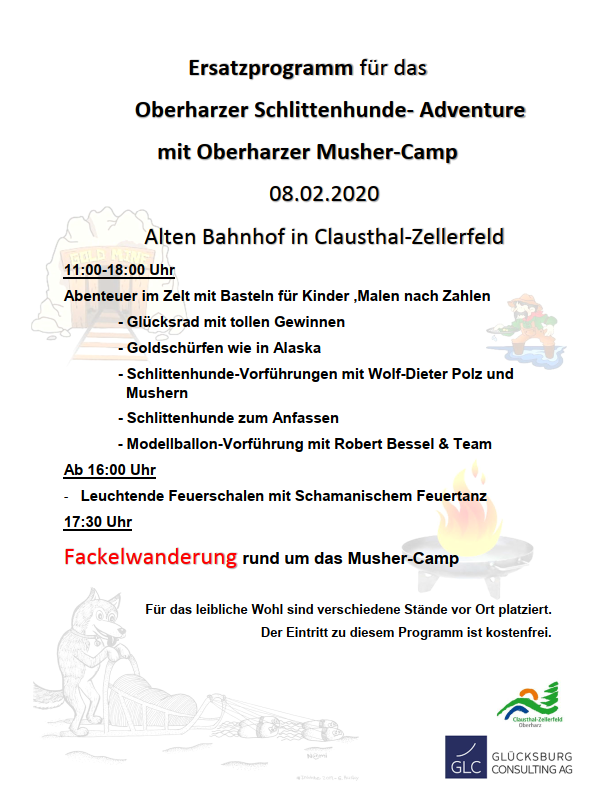 Oberharz's tweet photo. Da leider immer noch kein Schnee in Sicht ist, müssen wir das Hundeschlitten Rennen absagen.
Wir aber ein tolles Ersatzprogramm für den 08.02. zusammen gestellt und freuen uns über zahlreiche Besucher am Alten Bahnhof.Der Eintritt zu Ersatzveranstaltung ist kostenfrei! https://t.co/VtCaMJIKI1