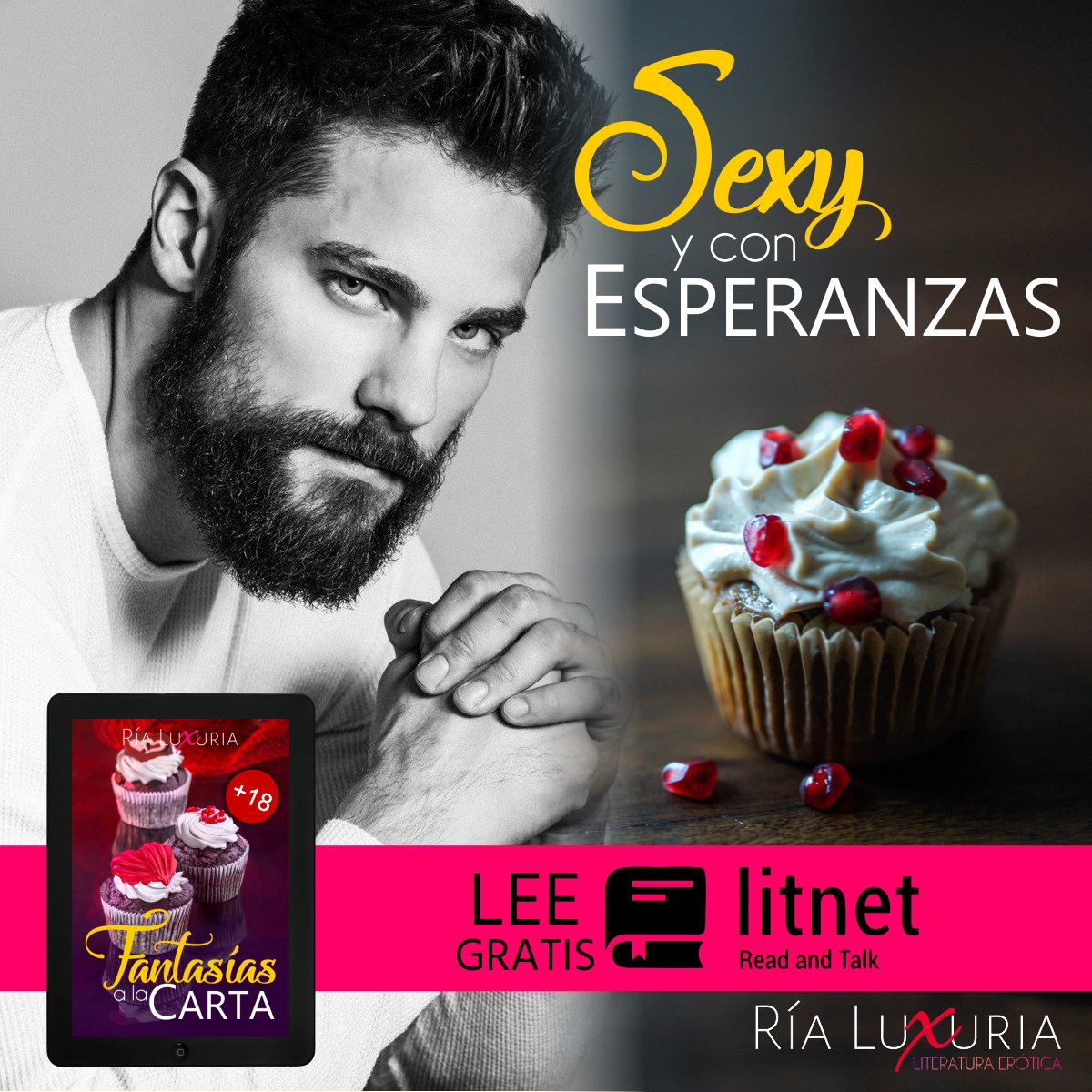 RiaLuxuria's tweet photo. Fantasías a la Carta #Gratis en #Booknet

1 restaurante 
6 meseros
Muchas fantasías por cumplir.

https://t.co/lN3kGfRBtr 

#Erotismo #FantasiasSexuales #Drama # https://t.co/B2hmEUIOAj