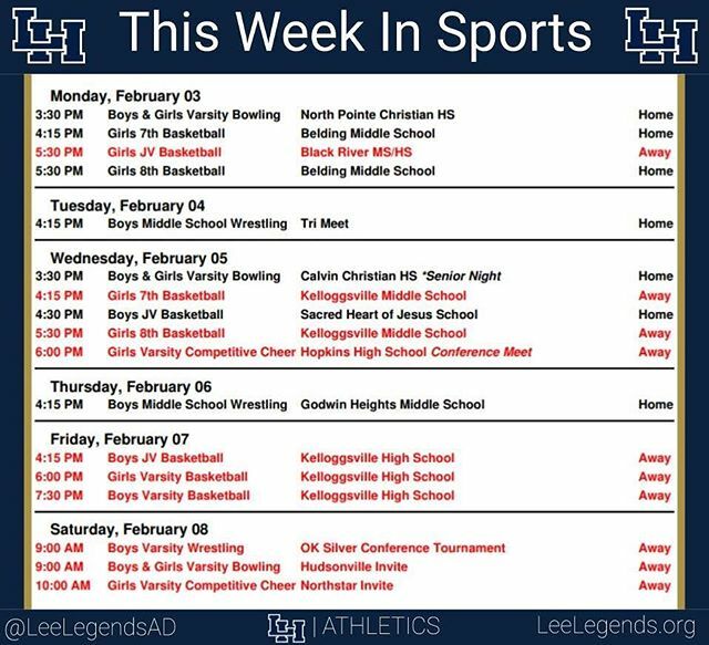 LeeLegendsAD's tweet photo. This Week In Sports. https://t.co/tn7eGqmzvt https://t.co/UIej7Dw00y