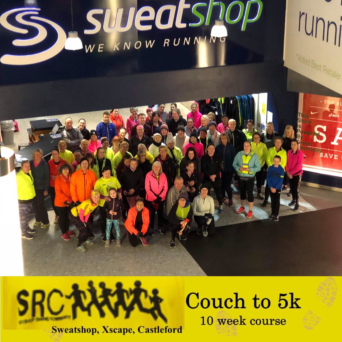 SRC_Castleford's tweet photo. Hope you’ve all managed to do your homework at the weekend! Tonight we are Week 5 run 1 #couchto5k meet tonight 6.45 @src_castleford for briefing! See you tonight! #yellowarmy💛🖤
#srccas #srccastleford #c25k #couch25k #runningforbeginners #runnersworld #couches https://t.co/3FHq23nB8O