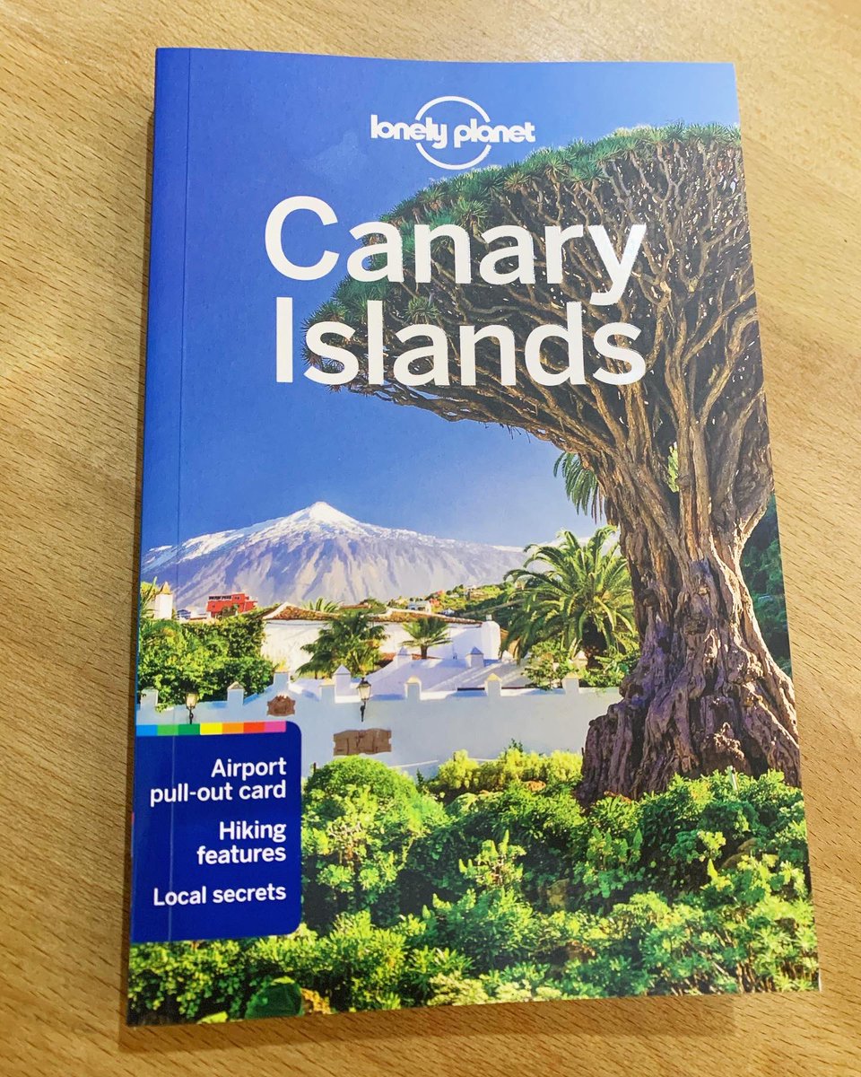 IsabellaMNoble's tweet photo. Always a fab day when my latest @lonelyplanet work lands at the door! Such a pleasure to write all about Lanzarote, La Gomera and El Hierro #lpinspain #lp #turismocanarias #canaryislands https://t.co/OOxEBjkNPj