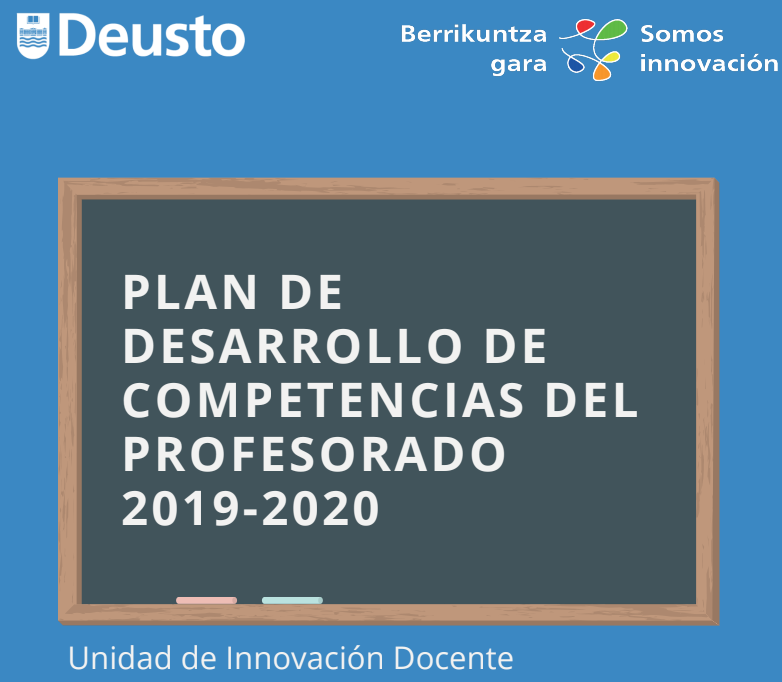 deustoInnova's tweet photo. Urtarrila eta otsaila Deustuko Unibertsitatean irakasleentzako barne-prestakuntzaz kargatutako hilabeteak dira. Prestakuntza eta garapen aukerak: gaitasun digitala, Irakasteko eta ikasteko metodologiak eta teknikak... 
https://t.co/FmrFUGWeMw

#Deustoberrikuntza @deusto https://t.co/zFnpy0m1bS