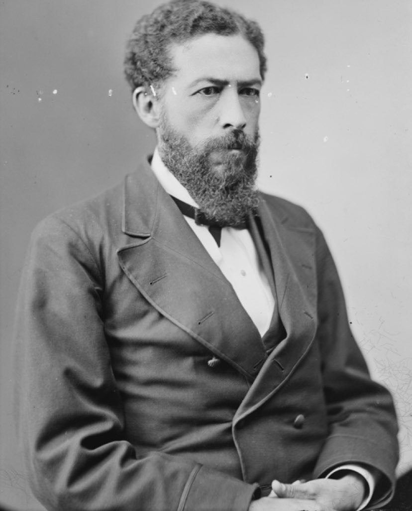 brucefornc's tweet photo. John Mercer Langston was the first black man to become a lawyer when he passed the bar in 1854. When he was elected to be Town Clerk Langston became one of the first African Americans ever elected to hold public office in America. #BlackHistoryMonth https://t.co/kkKH8p5J2U