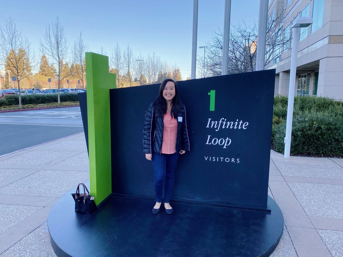 krstnfx's tweet image. I’m super excited to announce that I’m starting at Apple as a software engineer on the health special projects team!

First day 😄