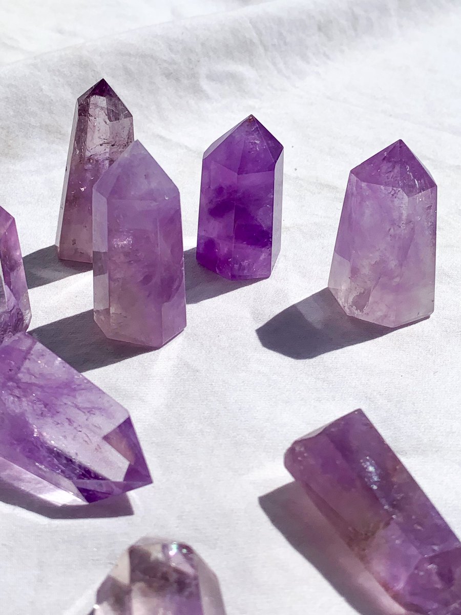 #birthstoneofthemonth : #Amethyst has always been associated with February, the month the Romans dedicated to Neptune, their water-god. It carries the energy of fire and passion, creativity and spirituality; yet bears the logic of temperance and sobriety.