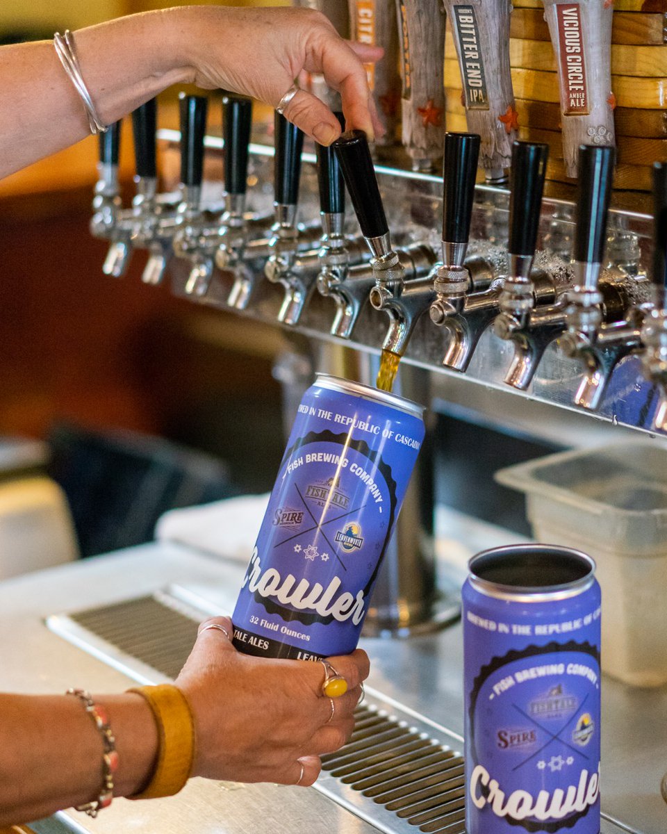 Come in today to replenish your beer or cider stocks after the big game! Every Monday when you purchase one crowler you get the second for half the price! #oly #realfishswimnaked #craftbeer