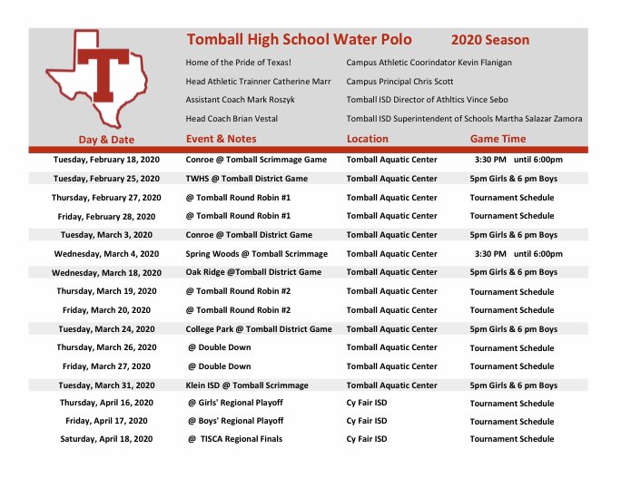 TomballSwimming's tweet photo. Tombal water polo 🤽‍♀️ 🤽‍♂️ is just around the corner . THS will play Conroe in scrimmage February 18th ...@TomballClub @TISDTHS @TISD_athletics https://t.co/L3GXMwHNdZ