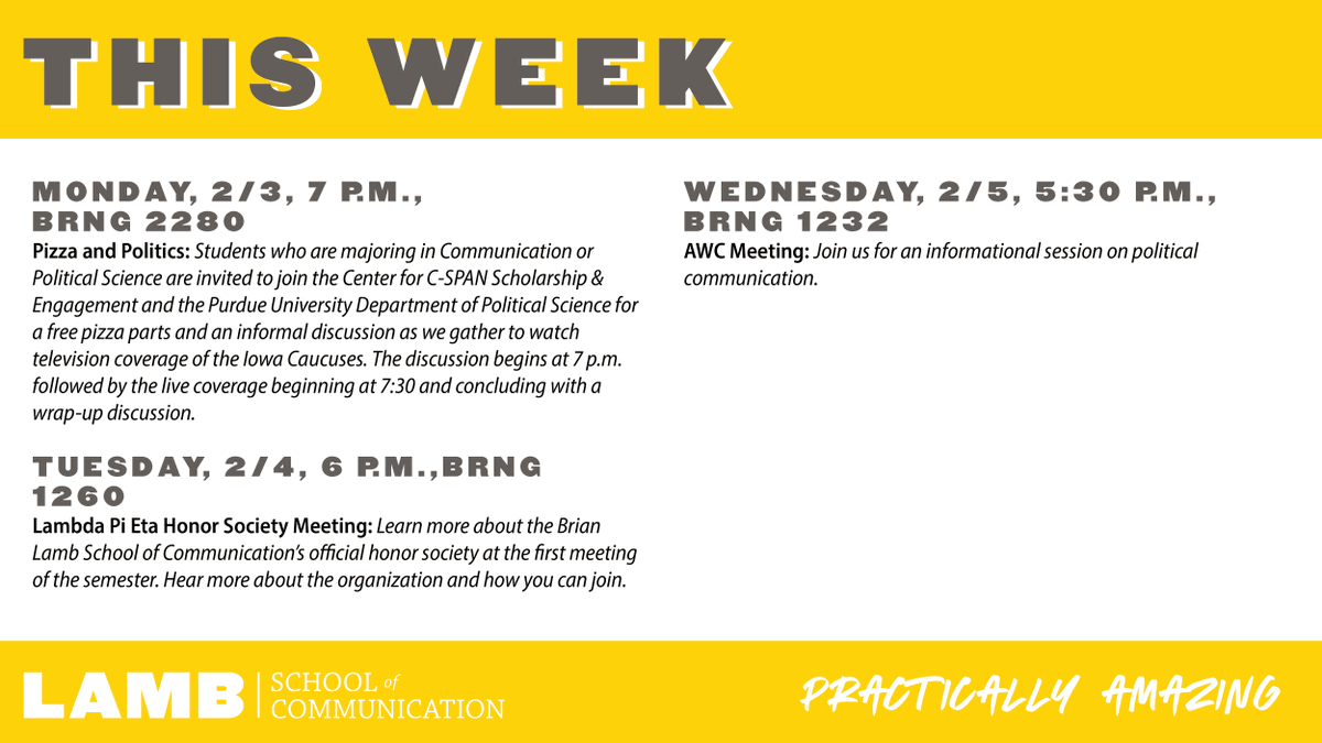 LambSchool's tweet photo. Coming up #ThisWeekNextWeek are some #PracticallyAmazing events you should add to your schedule. https://t.co/2ihTJ0NqTk