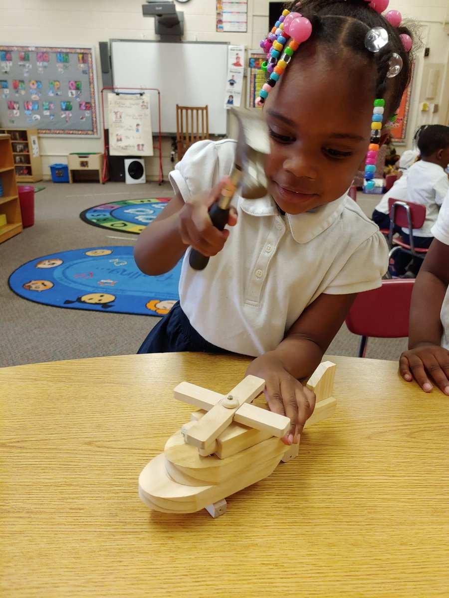 We began our transportation unit so we built some vehicles. This is our helicopter but we also made a fire truck. <a href="/BCECC_DAYMAC/">Teddy Bear Country</a>