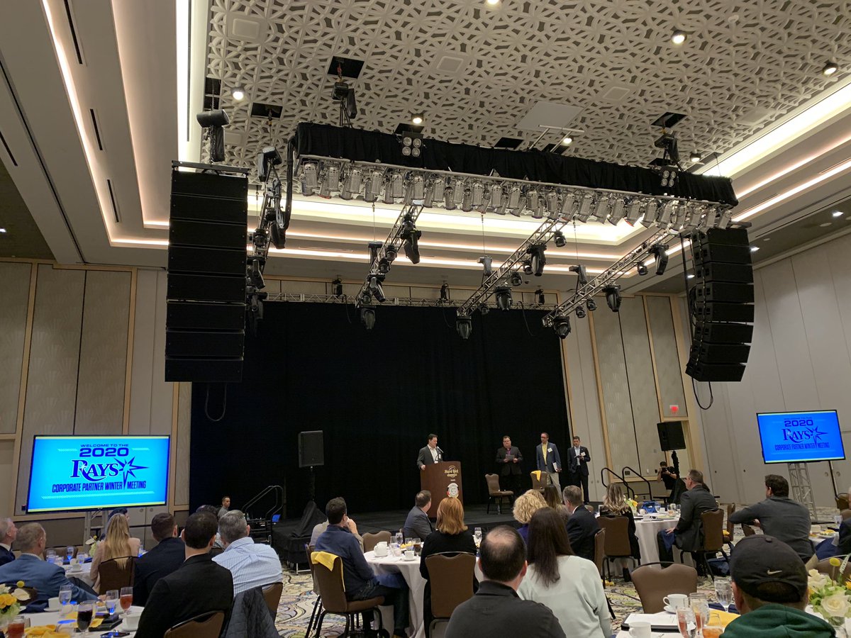 FanDuelSN_Rays's tweet photo. We can’t wait to get back in the swing of things. Special thanks to @RaysPartners for welcoming us at Friday’s 2020 @RaysBaseball Corporate Partner Winter Meeting! https://t.co/Cnd16UQDOu