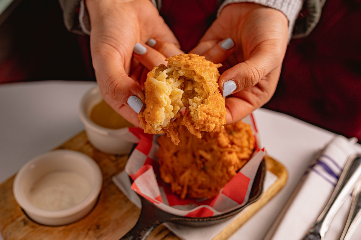 Start your week off right with a crispy, golden brown treat. You can never go wrong with Nana’s Potato Latkes.