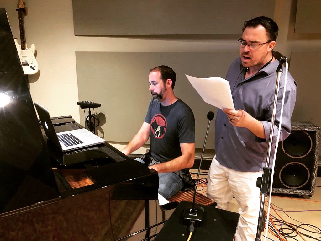 EvermoreSound's tweet image. Recording session with Sean Michael Crabtree on the Yamaha grand and Leelynn Osborn on vocals. Sounded amazing! Always a pleasure working with pros.