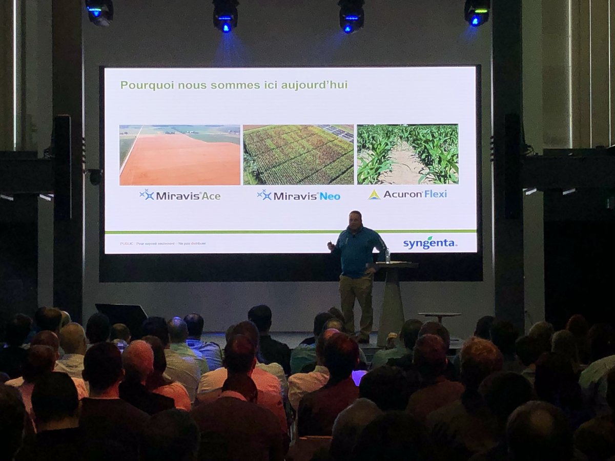 samdlivesey's tweet photo. Excited to see our retail partners from Quebec learn about New products from @syngentacanada @BonjourSyngenta for 2020. #Miravis #AcuronFlexi https://t.co/6xM6HkgxaD