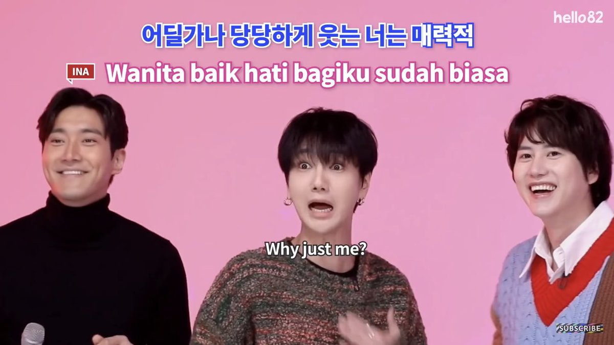 wangxseok1's tweet photo. My favorite part was when Yesung said <WHY JUST ME?>😂❤️
Link: https://t.co/ggCVmZdWH7
#hello82 #TrylingualLive_SuperJunior 
#SuperJuniorxhello82 https://t.co/5KUiWQ4H8J