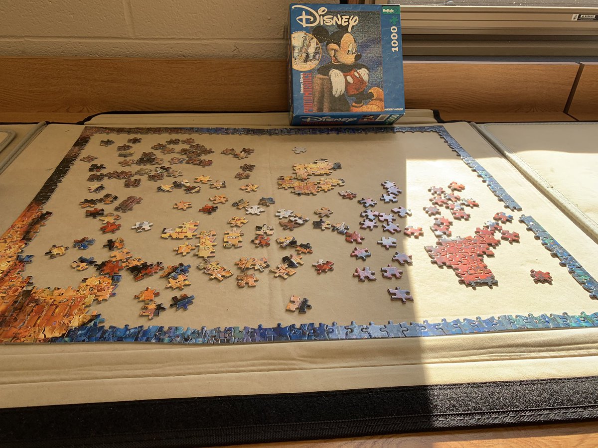 Needed a moment of quiet peace today.  Found it in the <a href="/DWestLibrary/">DWest Library</a> Maker Space. (I contributed three whole pieces. 💪🏻)