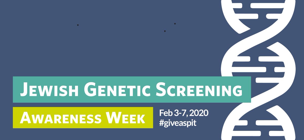 HillelIntl's tweet photo. It's Jewish Genetic Screening Awareness Week. Join the 1000s of college students and young professionals who have already learned about their genes. Get $36 off your test today with the code JGSAW @MyJScreen #giveaspit https://t.co/y8nDUcXwgw https://t.co/YAq9sszFnI