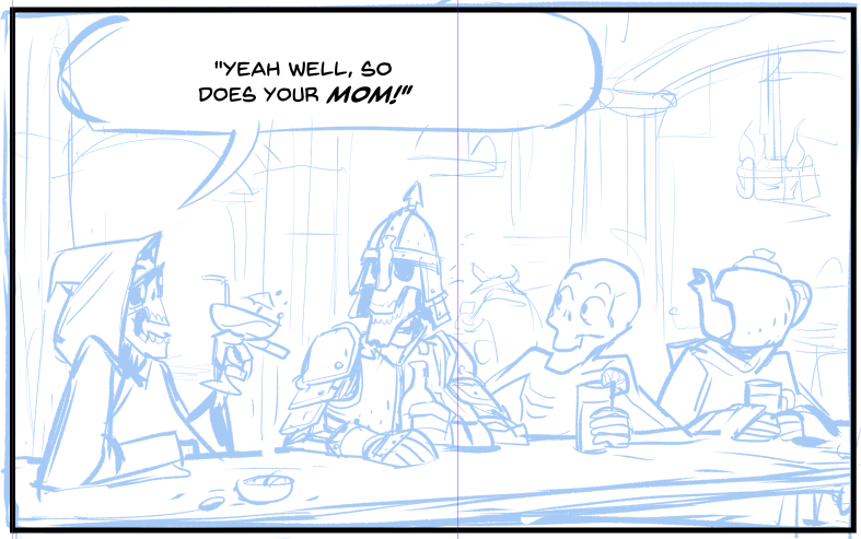 I have reached my favoritest panel in the book. 