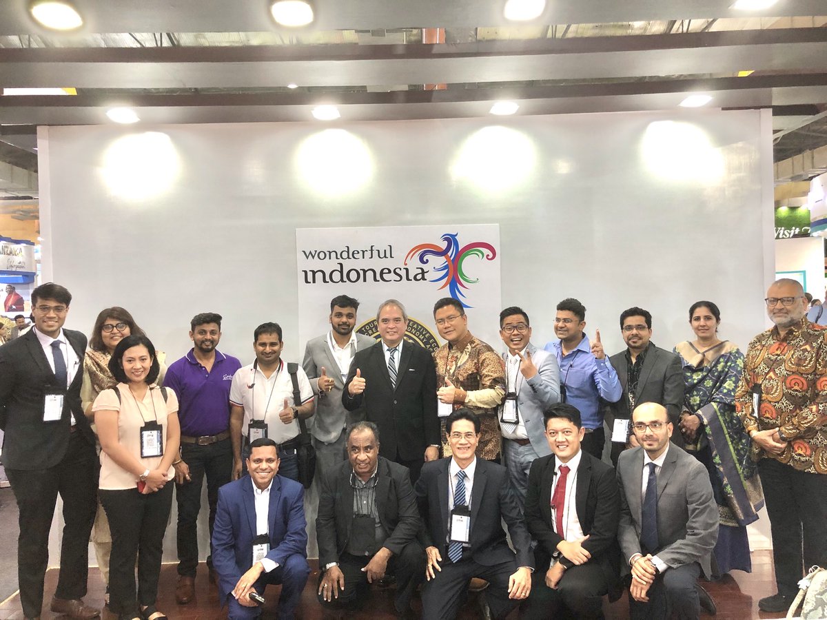 SigitWtj's tweet photo. Opening Day of #OTM2020 successfully done, attended by Uttara Kand Minister & Greece Minister & new Consul General @kjrimumbai1 @kemlu_RI MoFA bringing 40 industries from #WonderfulIndonesia @Parekraf_RI @indtravel #MoTCE #VITO #DBPPII #AsdepRIII #03/02/20 https://t.co/YBp6lHmtmL