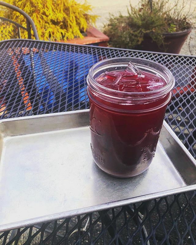 Blueberry ginger shrub. Get one now and refresh your whole spirit. #shrub #bloobs #allarewelcome ift.tt/37Vd0ie