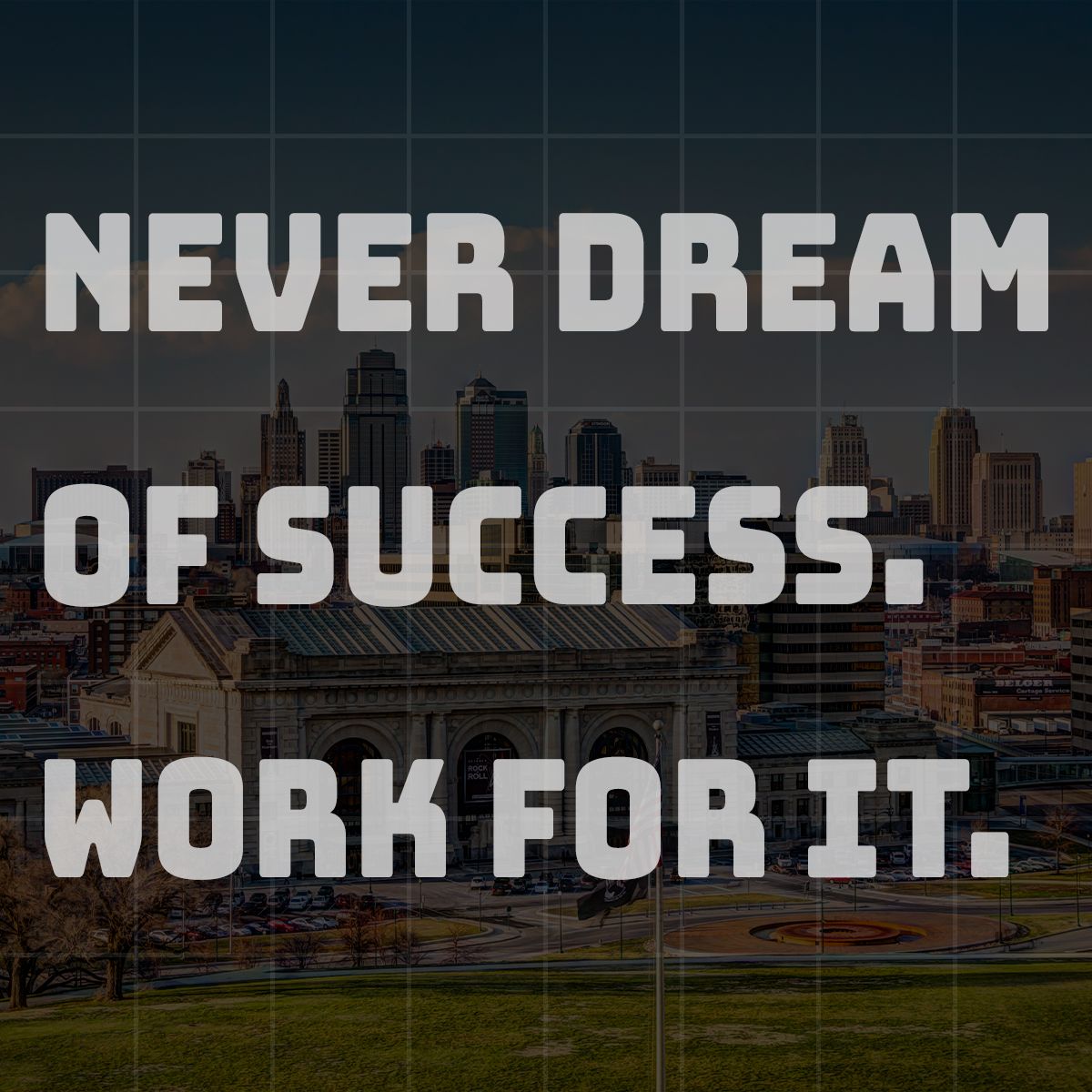 TheSeanCrabtree's tweet photo. "Never dream of success. Work for it." https://t.co/3wDZ49D0jc