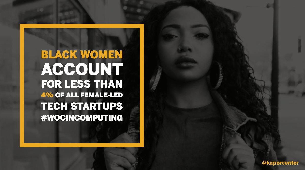 KaporCenter's tweet image. Let&apos;s work together to ensure #WOCinTech are included as leaders and creators in this rapidly growing tech ecosystem. 💪🏼💪🏽💪🏿
Full Report ➡️bit.ly/WOCinComputing #WOCinComputing