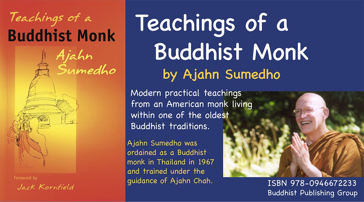 *Modern practical teachings from an American monk living within one of the oldest Buddhist traditions.*  ‘Teachings of a Buddhist Monk’, by Ajahn Sumedho.
