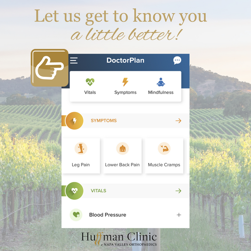 HuffmanClinic's tweet photo. In the DoctorPlan APP now! 📲 New Month, New start for your health. Let the doctor know more about you, creating an even more efficient health relationship. Within the app, you can let the doctor know your symptoms, schedule an appointment, get health tips and more! https://t.co/HNsbumIkI8