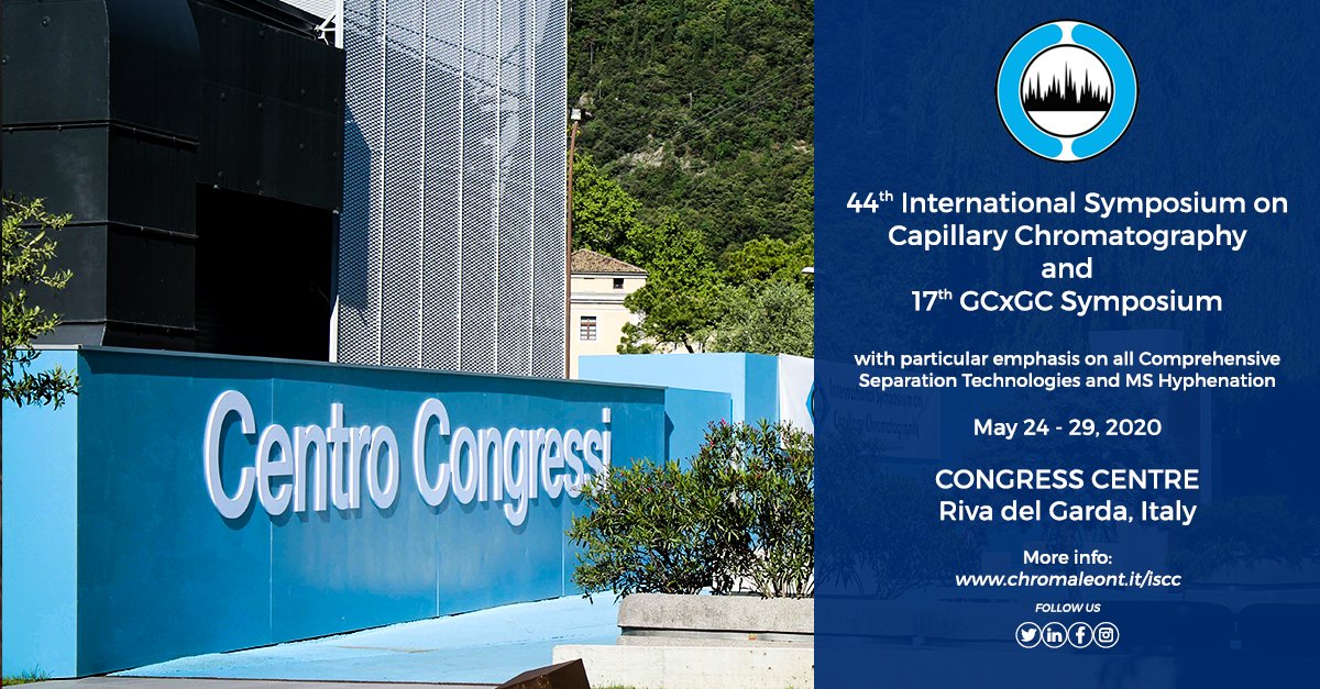 ChromaleontS's tweet photo. 44th International Symposium on Capillary Chromatography, jointly organized with the 17th GCxGC Symposium: even more travel grants for #young #scientists. Apply for a great #opportunity!
The deadline to apply for a student/postdoc travel grant is February 21, 2020. https://t.co/RpnbeYGVzz
