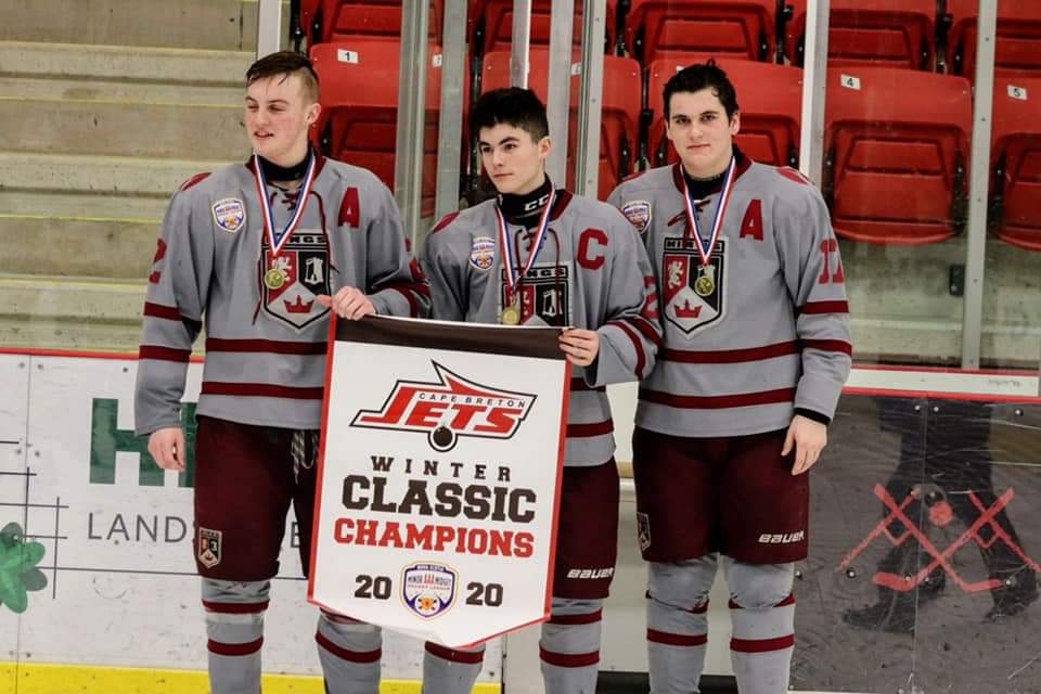 capebretonjets's tweet photo. The Cape Breton Jets, would like to congratulate , the CHIRO CARE KINGS,  on winning our , Cape Breton Jets Winter Classic, this weekend past . A fantastic group of young men on this team along with a great coaching staff. #CONGRATS ,#CHIROCAREKINGS , #CAPEBRETONJETSWINTERCLASSIC https://t.co/8elIstPQMT