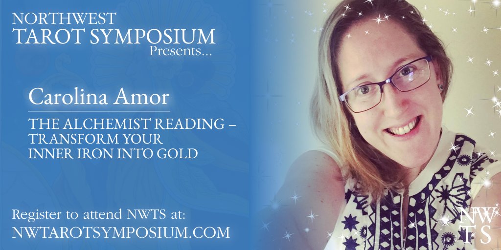 NWTarot's tweet photo. Carolina Amor has figured out how to spin inner iron into gold...and she's sharing her 13 card secrets with us at #NWTS2020!

Register today: https://t.co/u8mPn8XLol https://t.co/eLe9NwmNyu