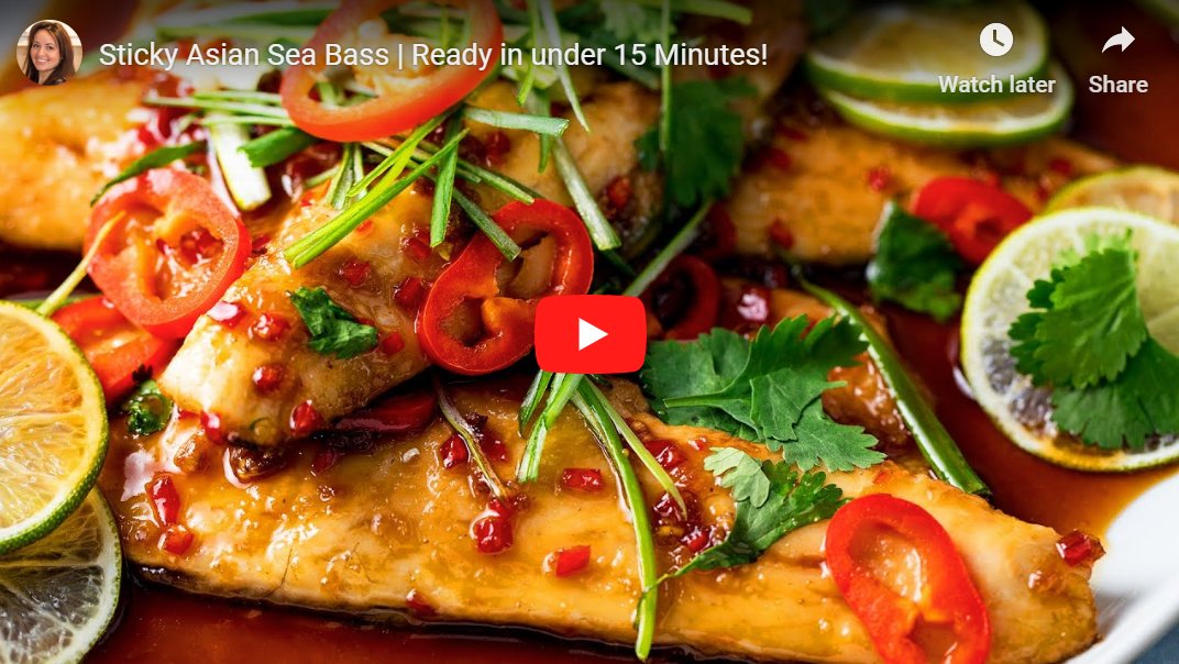 KitchenSanc2ary's tweet photo. New Vid Live on YouTube!
Soft, flaky sea bass, drizzled in a sweet, spicy sauce and baked in the oven. Super quick and easy - ready in 12 minutes!
https://t.co/ZZXNpu4Ovn
#seabass #asianseabass #asianfish #quickdinner https://t.co/6mFU5uvTVB
