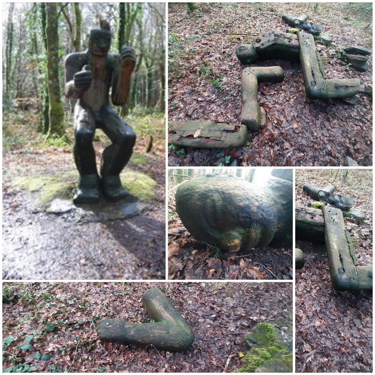 blissberryfarm's tweet photo. It saddened me yesterday to see the Sculpture Trail In Hazelwood Sligo at its end... @Collitenews @wawsligo @sligococo @sligotourism @tommyogormanRTE https://t.co/zzwxBrVu9J
