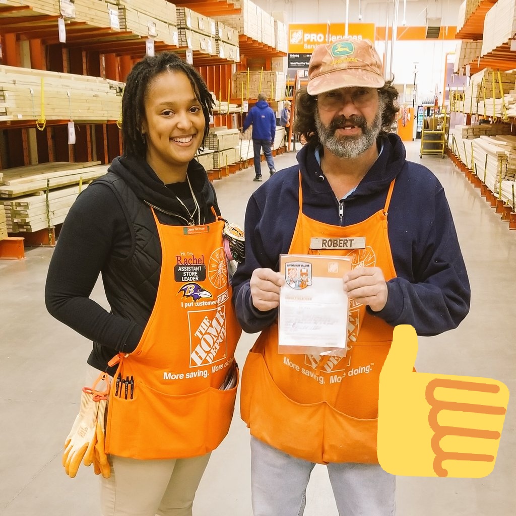 rachkw's tweet photo. #4805 D21 Associate Rob went above and beyond and truly made a lasting impression. Thank you Rob for living and breathing the Home Depot vaules‼🏅 @LoriLuClark77 @JimRugen @THDRanson https://t.co/hpBVz5h0vl