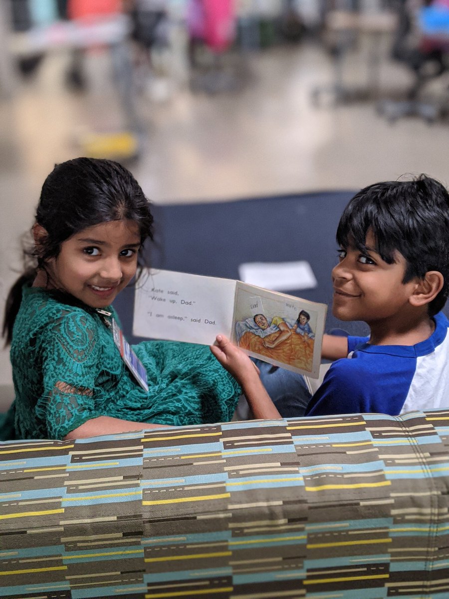 Ruby__Bryant's tweet photo. I overheard one of my learners explain the silent e rule for the character's name Kate. Always so proud of these kiddos &amp; how supportive they are to our #BlueK friends! 💙📚 #AttitudeofGratitude #RJLYear6 https://t.co/sKxkEfIta4