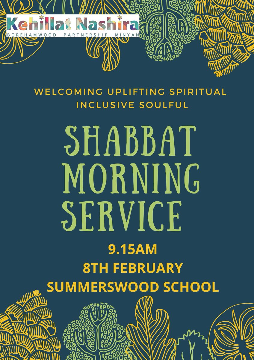 BwdPartnership's tweet photo. Our Shabbat Service is this week! - https://t.co/EPsoUIewmZ https://t.co/ccJamutFB7