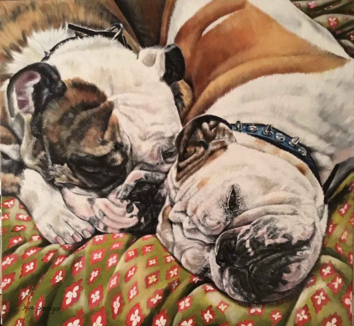 jayeport's tweet photo. Loved when they were in my studio!
             
Dreidel and Tiffany
Oil on Canvas 
28” x 30”
Montreal

#bulldogs
#englishbulldog
#englishbulldogs 
#bulldog

Etsy Page:
https://t.co/j30e0XmIdb 

Facebook Pet Commission Album
https://t.co/mE8vV6FIIU

https://t.co/IxY5ejU5bu https://t.co/I3lpCOCGCC