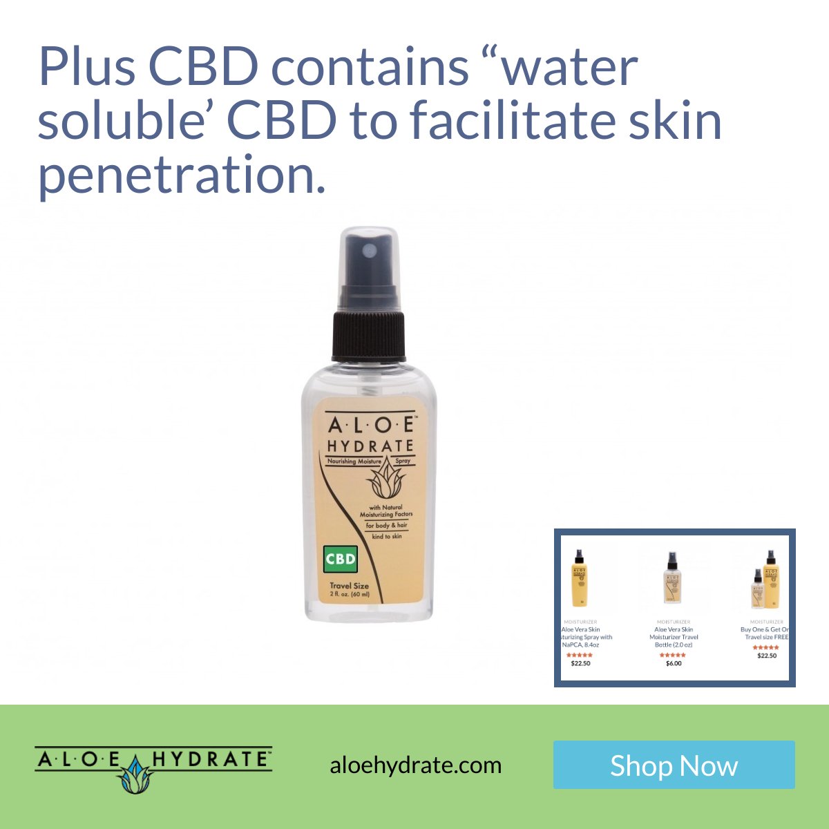 Our Plus CBD contains “water-soluble’ CBD to facilitate skin penetration.

aloehydrate.com/https:/aloehyd…

#SkinMoisturizer
#aloelove
#aloe
#aloevera
#skincareproducts
#skincare
#cbd
#organic