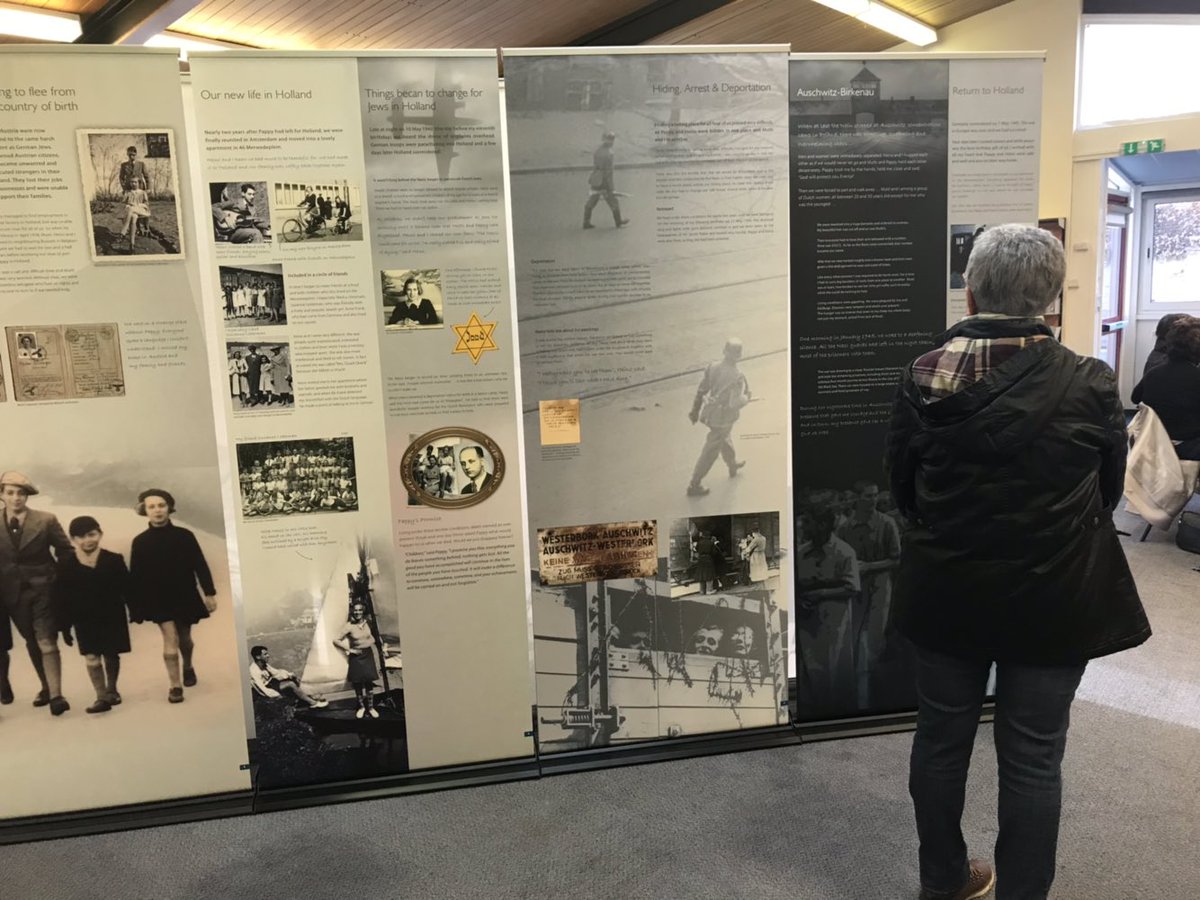 Moving #Holocaust exhibition available at #BillingeLibrary til Thursday with supporting class visit suitable for Y5 & Y6 via  #SchoolsLibraryService Get in touch to book your place @Staidansb @StaidansbMrC @StaidansbSMoore #StMarysBirchley #ChapelEnd